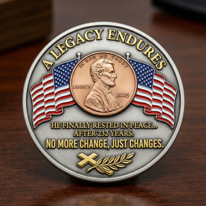 🏆Flash Sale 60% OFF - “The Last Cent – 232 Years of Service” Commemorative Coin 💰🦅