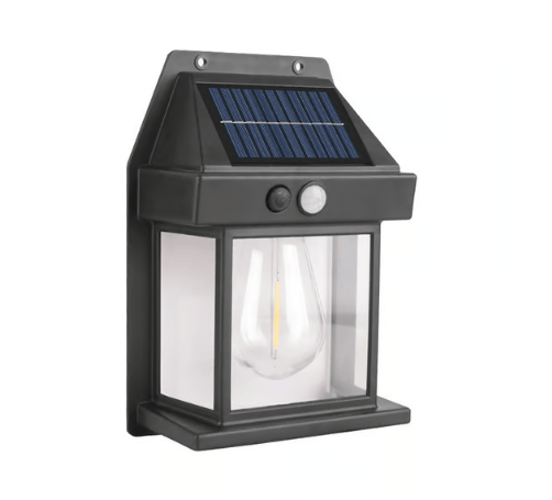 🔥☀️ Solar Wall Lights - Vintage Edison Style with Smart Motion Sensor! ☀️