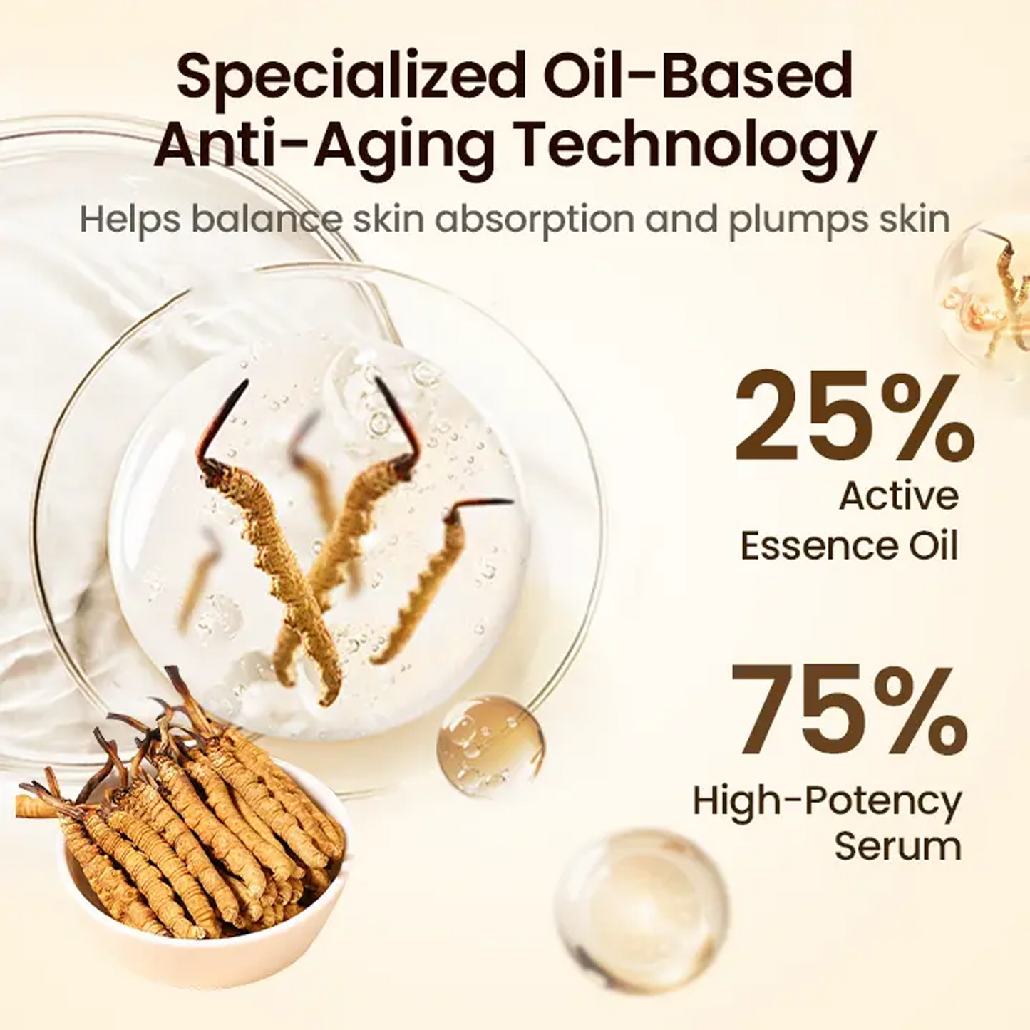 Luhaka® Cordyceps Pro-Xylane Anti-Wrinkle Sublime Serum 1