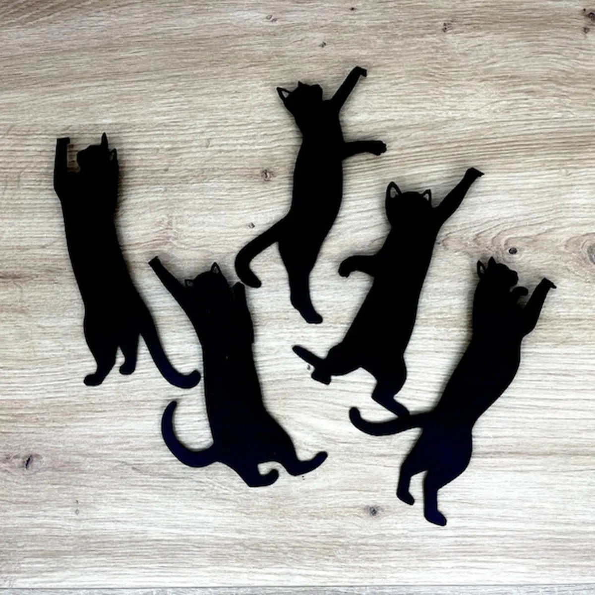 🏆Flash Sale⚡ 50K+ SOLD! 🔥😹5Pcs Metal Cat bookmark