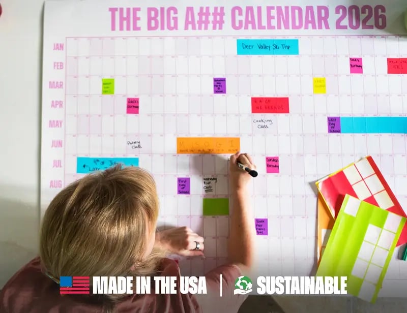 🔥Last Day 50% OFF 📅The Big A## Calendar 2026 - Design Your Amazing 2026!🏃