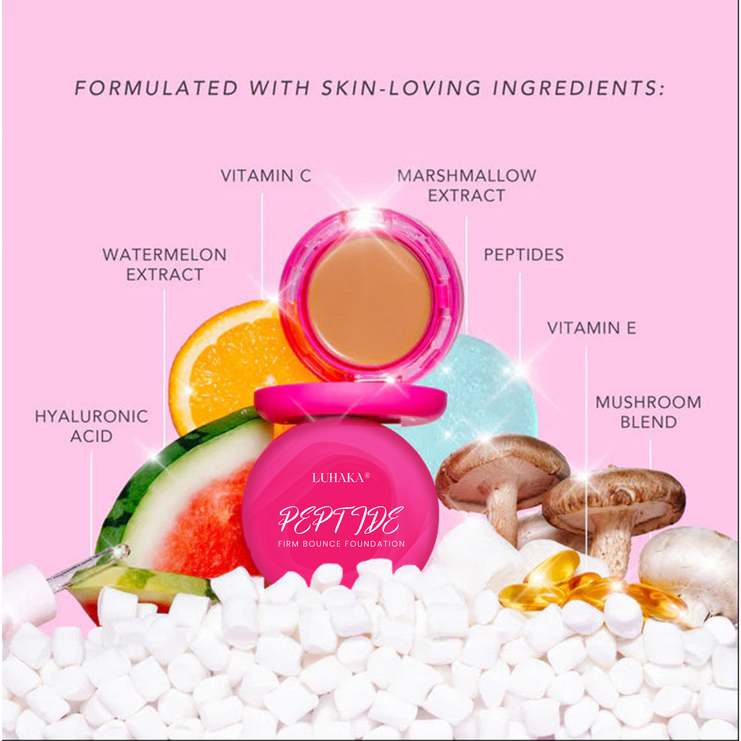 Final 3 Hours: 60% OFF🔥 Luhaka® Peptide Firm Bounce Foundation 2