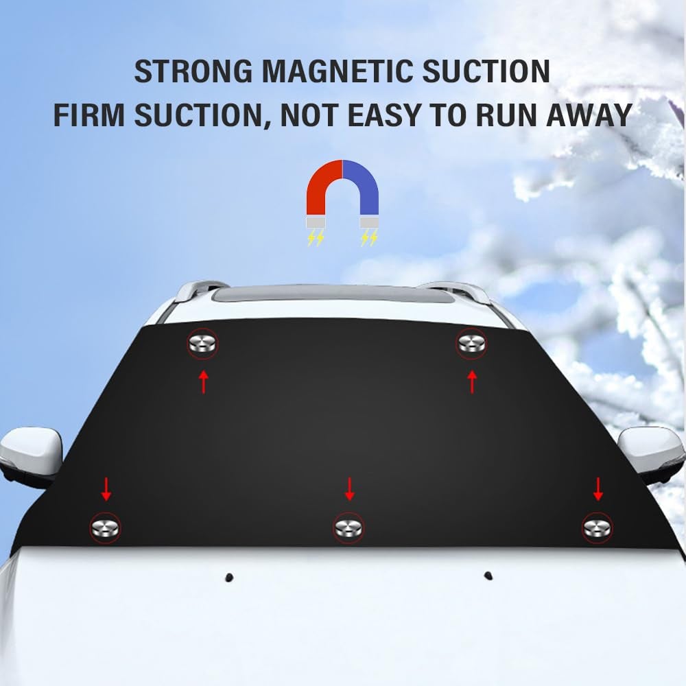 🛡️2025 Upgraded Car Windshield Magnetic Snow Cover