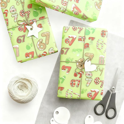 🔥Christmas promotion 49% OFF -   🎁67 Meme  Christmas Gift Wrap – Wrap Your Presents in Viral Holiday Fun 🎄