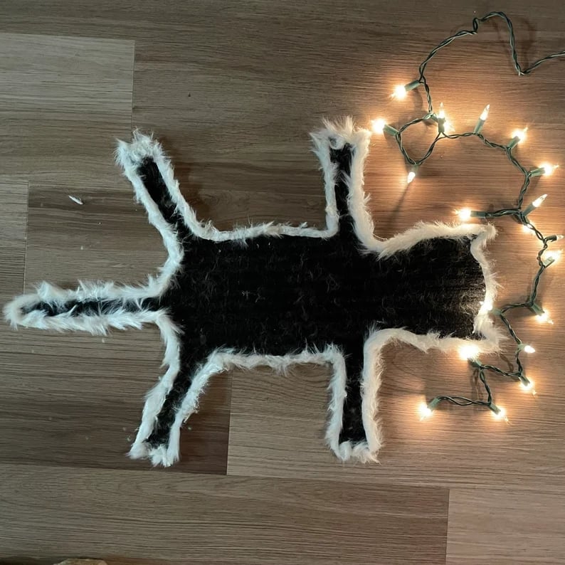 puffed up cat rug - Funny Christmas Gift