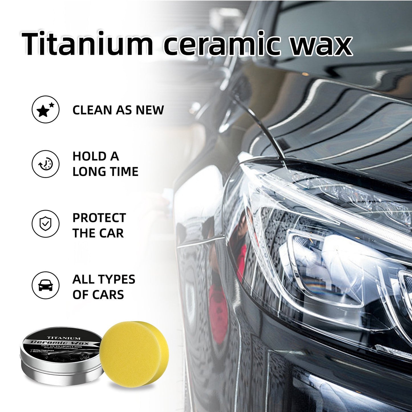 🔥🚗 Titanium Ceramic Wax Cream