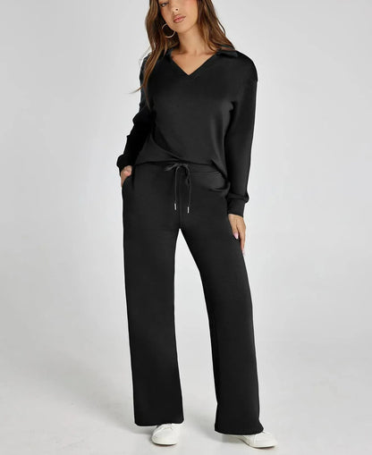 Women's Fall Transition 2-Piece Set - Breathable & Wrinkle Resistant Sweatsuits Sets