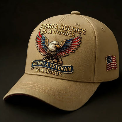 🔥Last Day 49% OFF -🦅 Being a Soldier. Being a Veteran Commemorative Cap
