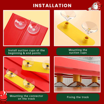 🎄🎁 2025 Christmas Surprise Gift: DIY Hot Wheels Racetrack Racing Toy 🚗✨
