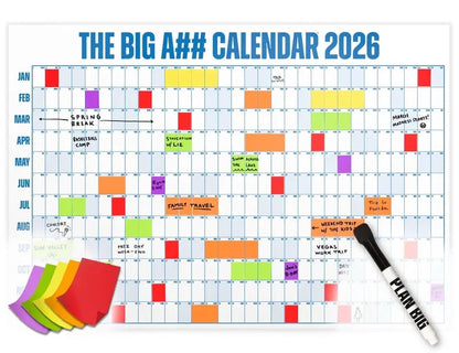 🔥Last Day 50% OFF 📅The Big A## Calendar 2026 - Design Your Amazing 2026!🏃