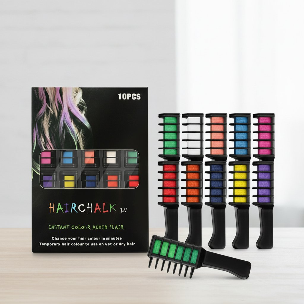 💥This Week's Special Price $15.99🎁 Festive Fun Hair Chalk Combs