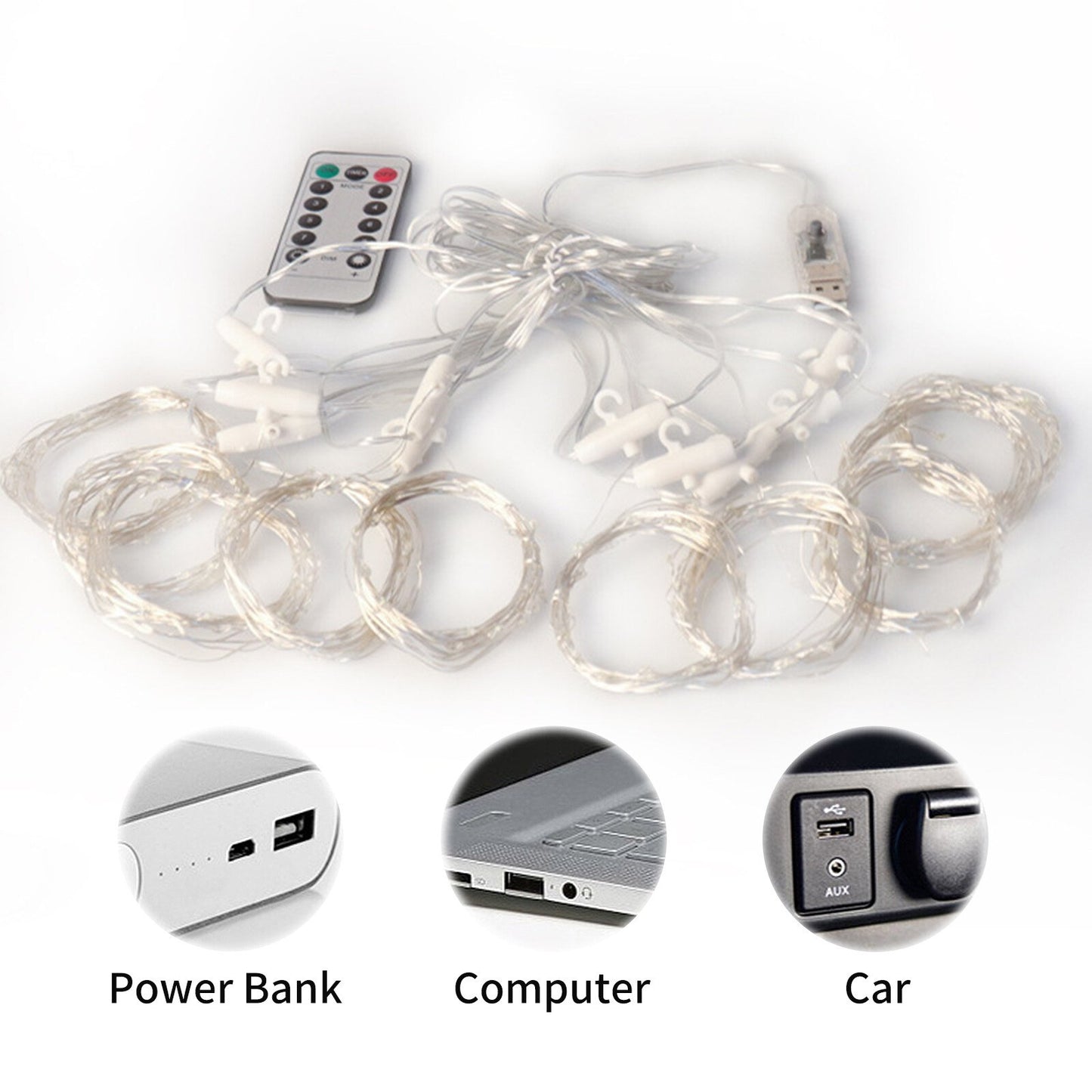 🎄Christmas Sale 49% OFF🔥LED Curtain Fairy Lights