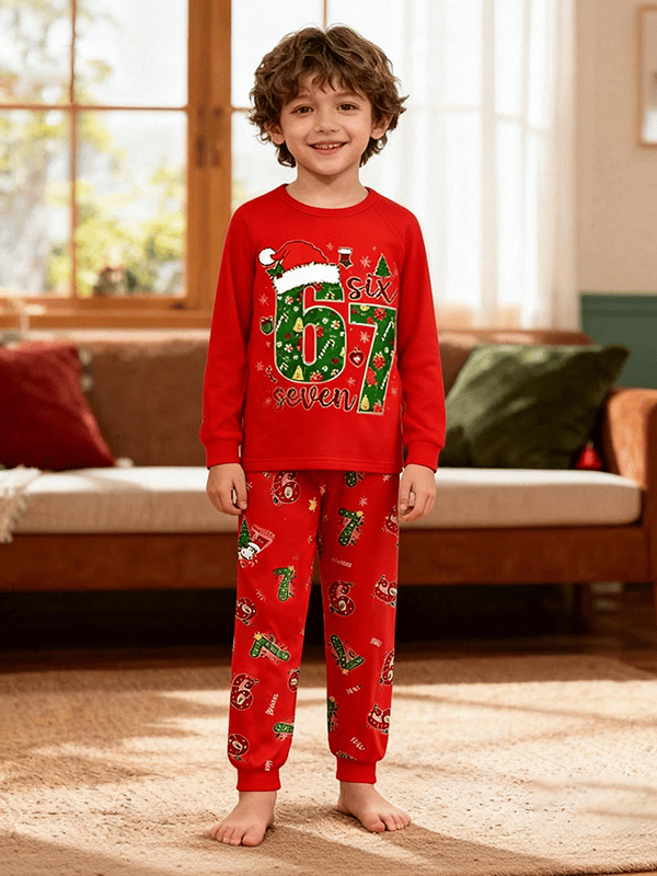 🎄2025 Christmas Sales🎅#67 Christmas Kids Pajama Set