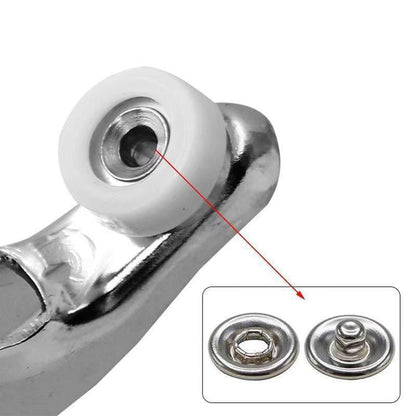 🧵 Sewing Kit with 100pcs Metal Buttons – Manual Pliers Tool Included