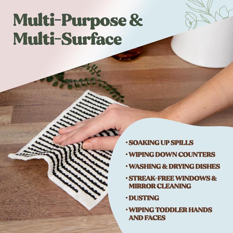 Swedish Dishcloths for Kitchen & Cleaning | 5 Pack