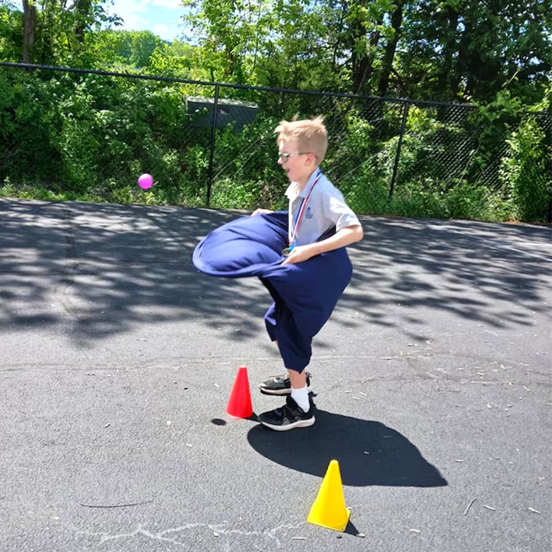 Blue Pants + 2 Balls