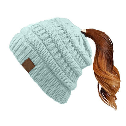 Women's Ponytail Beanie Hat