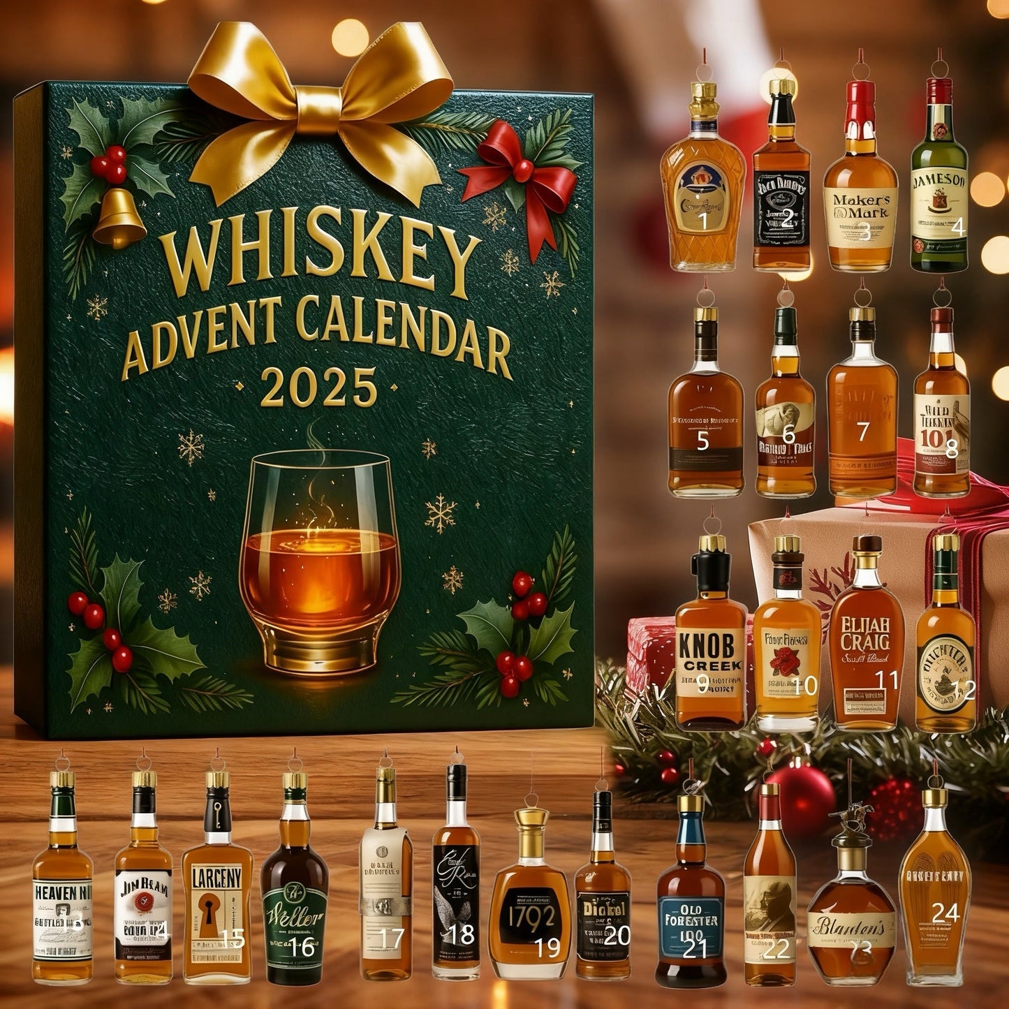 🔥Buy 2+ get free shipping🔥 2025 Whiskey Advent Calendar