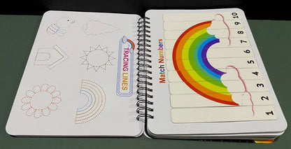 My Preschool Busy Book(12 Different Themes Pages)📚 Best Christmas Gift for kids🎁