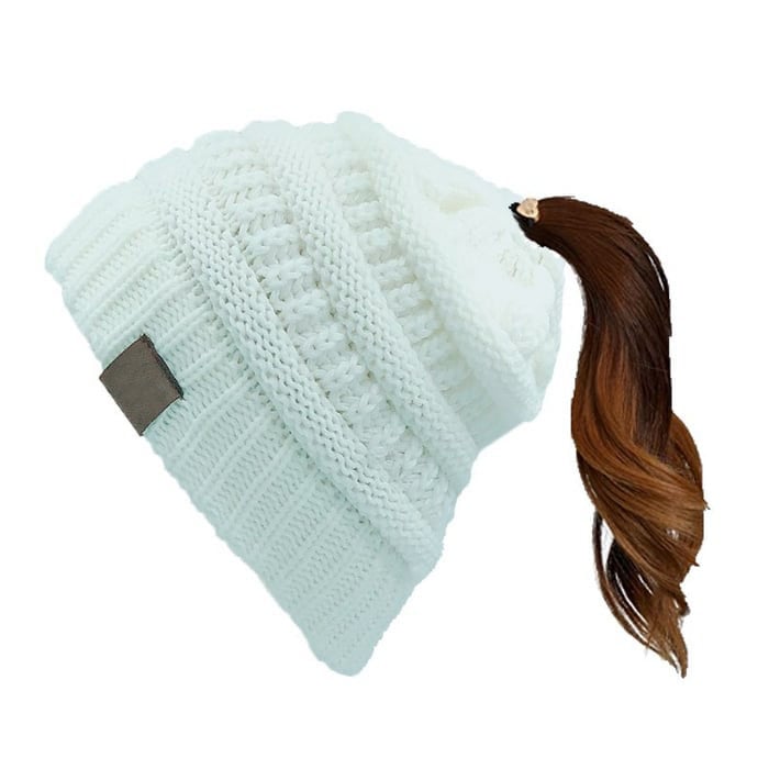 Women's Ponytail Beanie Hat