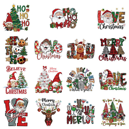 🎄 15PCS Christmas Mystery DTF Transfer Bundle 🎅🔥for T-Shirts. Totes & DIY Gifts