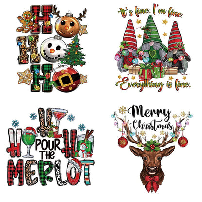 🎄 15PCS Christmas Mystery DTF Transfer Bundle 🎅🔥for T-Shirts. Totes & DIY Gifts