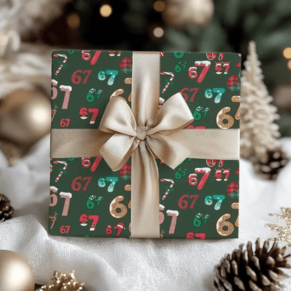 🔥Christmas promotion 49% OFF -   🎁67 Meme  Christmas Gift Wrap – Wrap Your Presents in Viral Holiday Fun 🎄