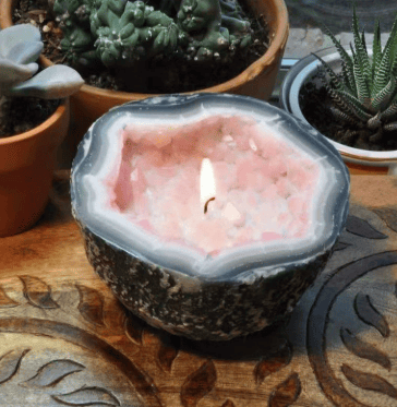 Rose Quartz Candle