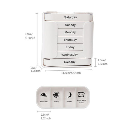💊 ✨7-Day Medication Organizer - For Effortless Health Management! 📅
