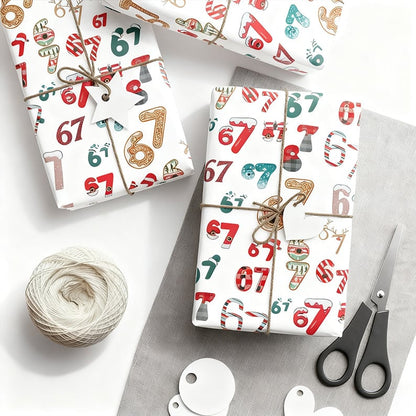 🔥Christmas promotion 49% OFF -   🎁67 Meme  Christmas Gift Wrap – Wrap Your Presents in Viral Holiday Fun 🎄