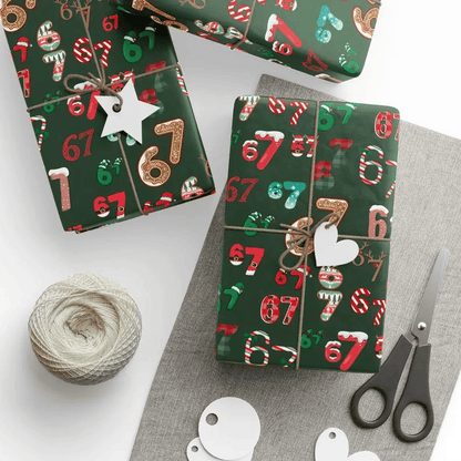 🔥Christmas promotion 49% OFF -   🎁67 Meme  Christmas Gift Wrap – Wrap Your Presents in Viral Holiday Fun 🎄