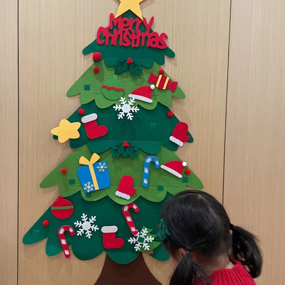 🎁DIY Felt Christmas Tree Set