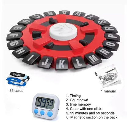 👪Word Game | Fast-Paced Family Board Game| Learning Game Great for All Ages