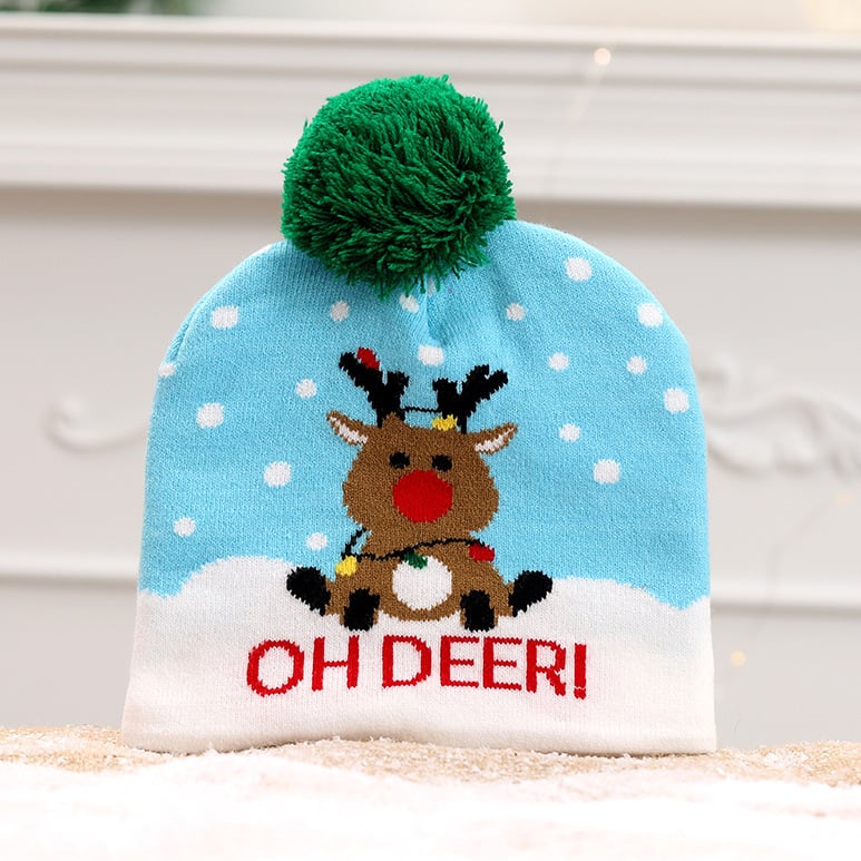 🔥- Christmas LED Light Knitted Beanies