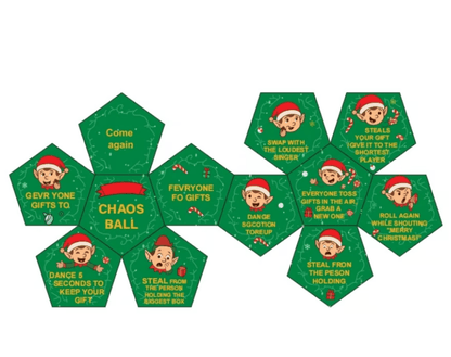 🎁🔥Hilarious Christmas Gift Exchange Party GameDice