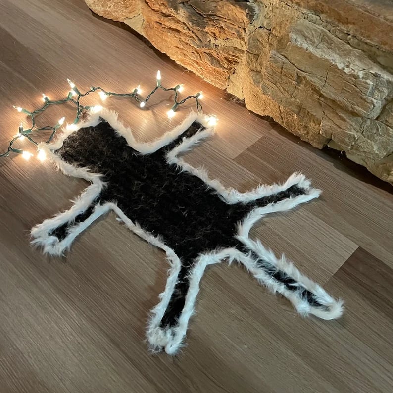 puffed up cat rug - Funny Christmas Gift