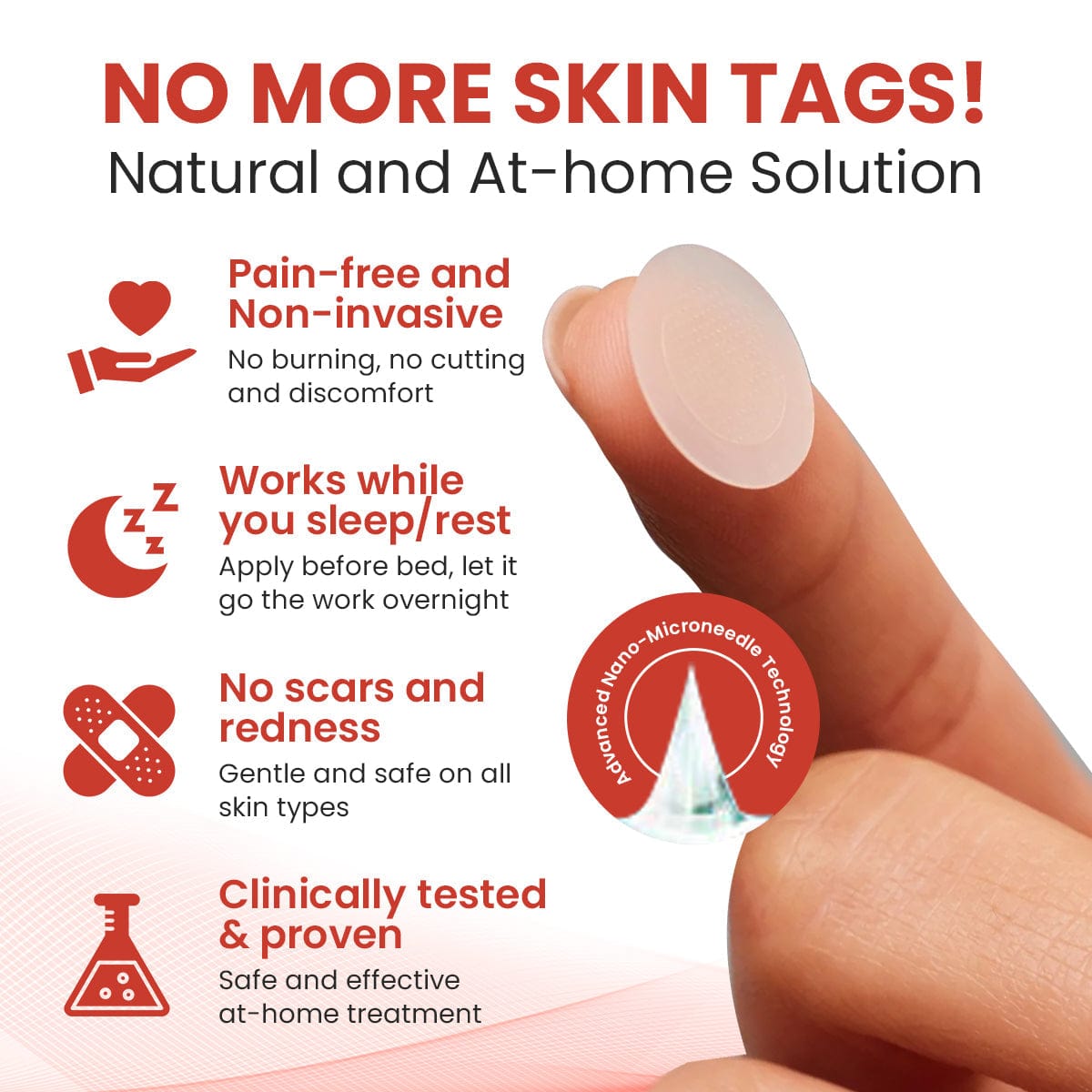 Luhaka® DermaSmooth Skin Tag Remover Patch 2