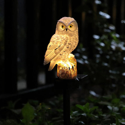 🔥Christmas Big Sale -- 50% OFF🔥Waterproof Solar Owl Light – LED Pathway Light for Lawn. Garden Decor & Can Scare Away Birds
